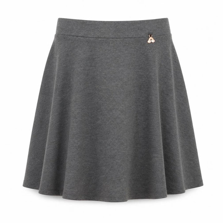 Nutmeg Girls Grey Skater Skirt Size 9-10 Years