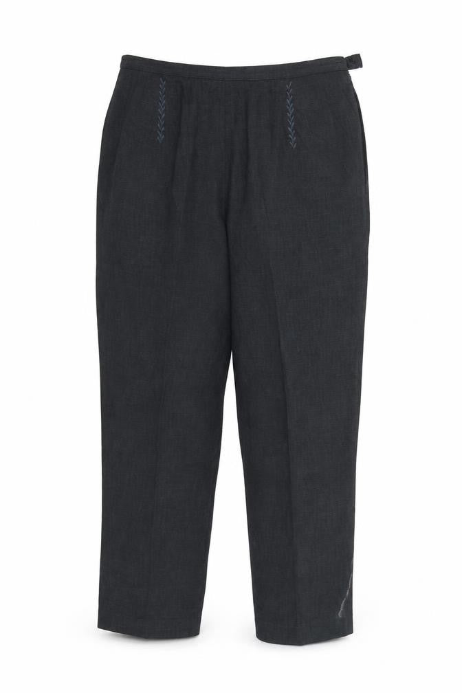 ELVI Womens Grey   Trousers  Size 36 in L28 in