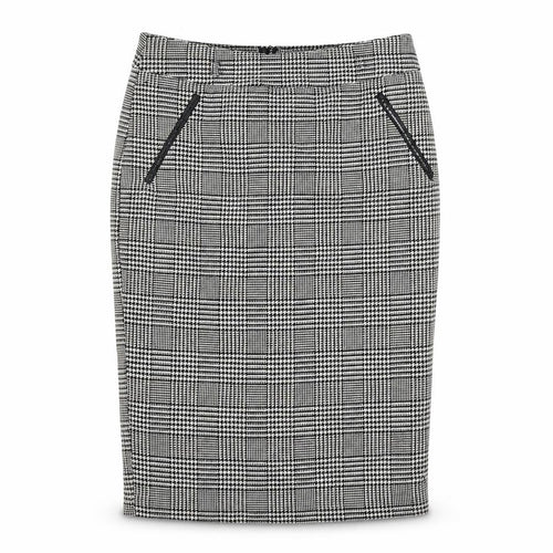 Papaya Womens Grey Check  Flare Skirt Size 10