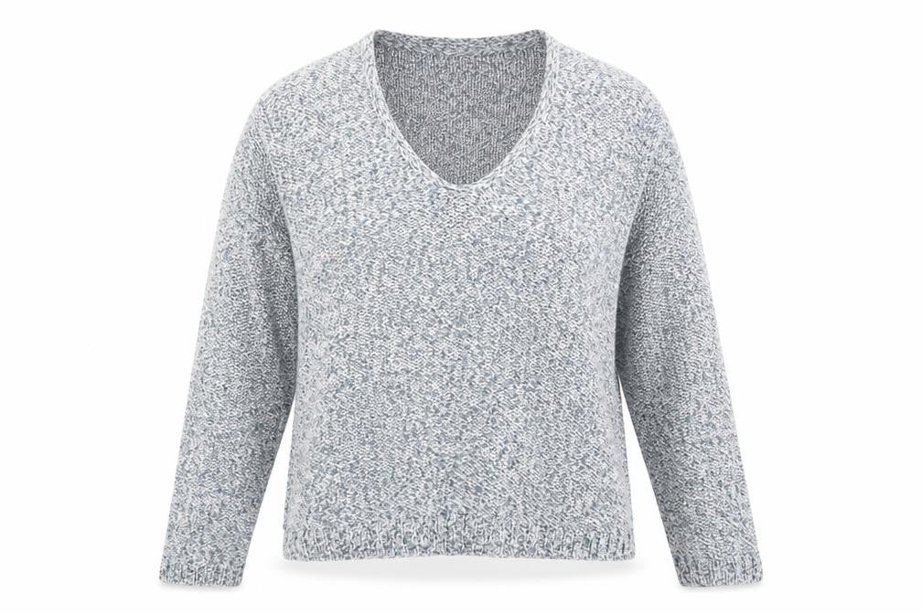 Front view of Pimkie women’s grey jumper, size L