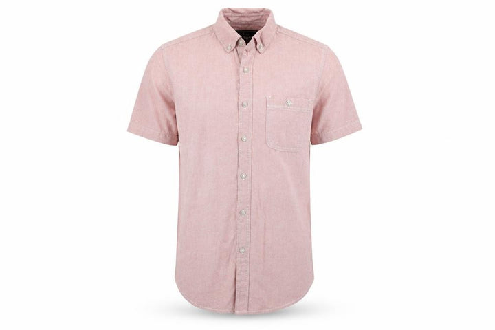 Topman Mens Red Button-Up Size XS
