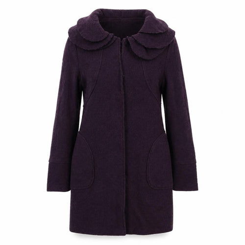 Edina Ronay Womens Purple   Overcoat Blazer Size M