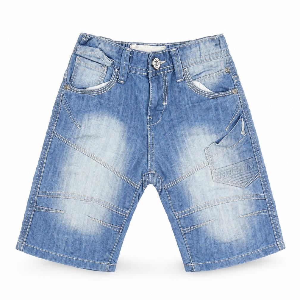 Denim Collection Girls Blue   Biker Shorts Size 5 Years