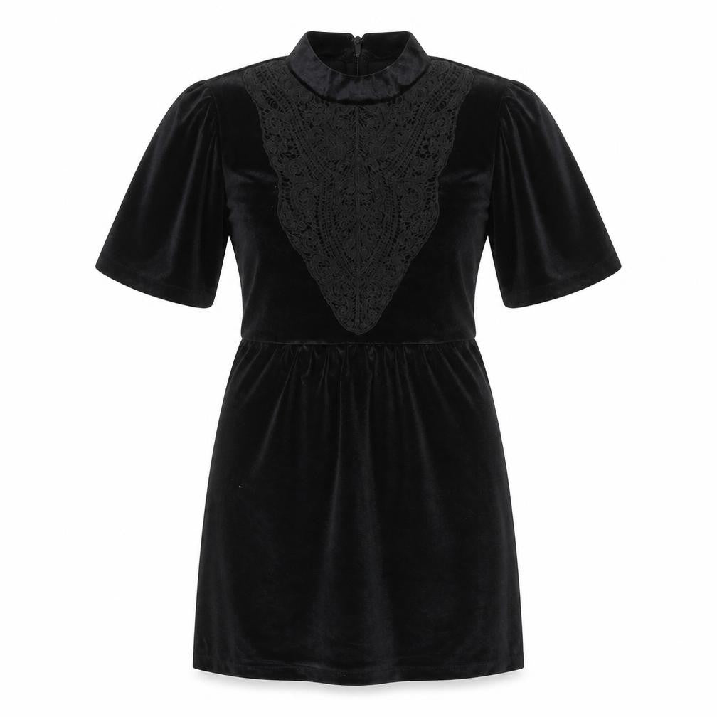 Cherry Paris Womens Black   T-Shirt Dress  Size S