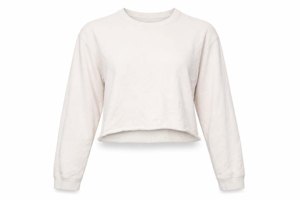 Front view of Misselfridge women’s pink shrug sweatshirt, size UK 6