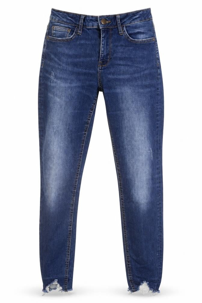 Denim Co. Womens Blue   Straight Jeans Size 10 L26 in