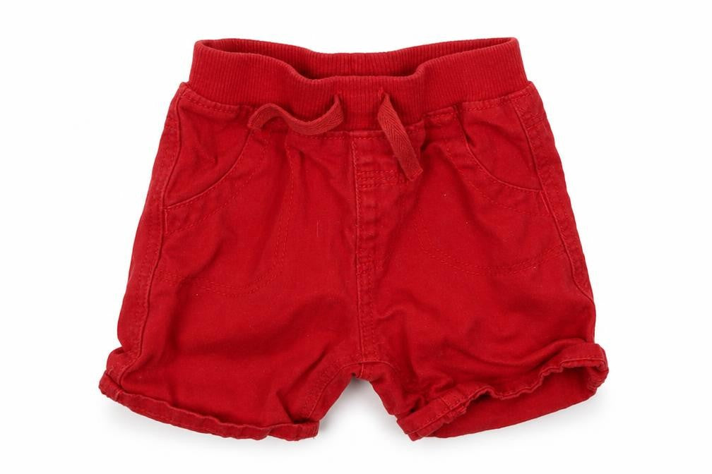 George Boys Red    Trousers Size 9-12 Months
