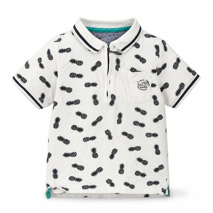 Nutmeg Boys White Basic Polo Size 4-5 Years