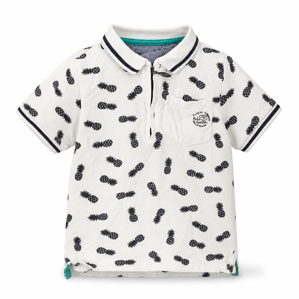Nutmeg Boys White   Basic Polo Size 4-5 Years