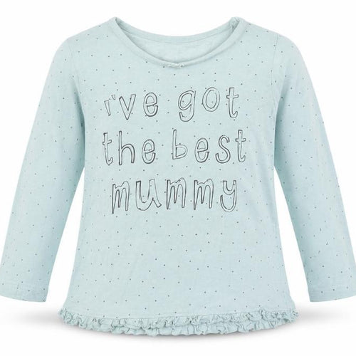 George Girls Green Polka Dot   Pyjama Top Size 12-18 Months
