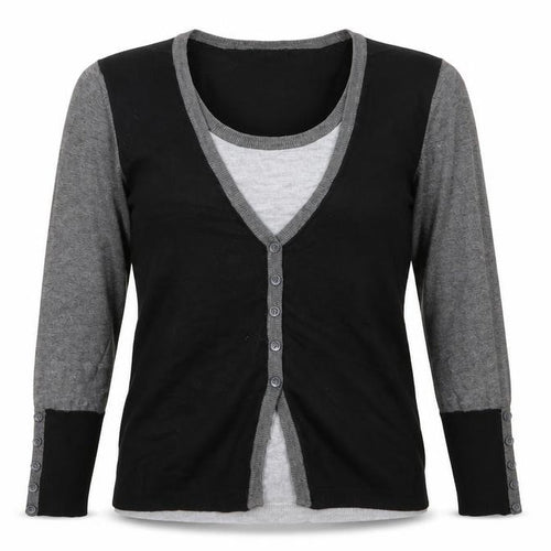 M&Co Womens Grey   Cardigan Jumper Size M