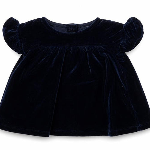 M&Co Girls Blue   Fit & Flare  Size 0-3 Months