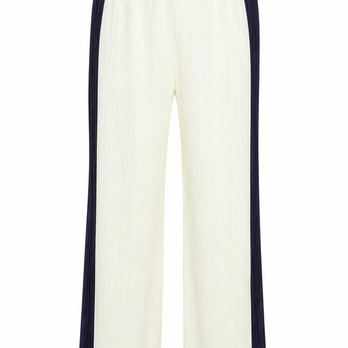 Topshop Womens Beige Striped  Trousers  Size 12 L24 in