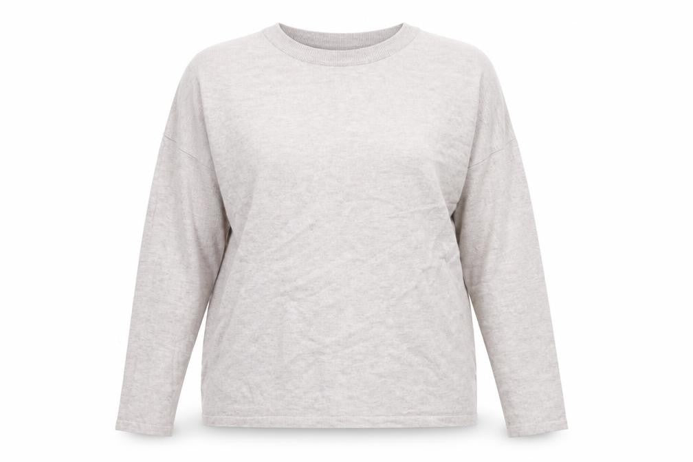 Brave Soul Womens Grey  Knit Pullover Jumper Size M