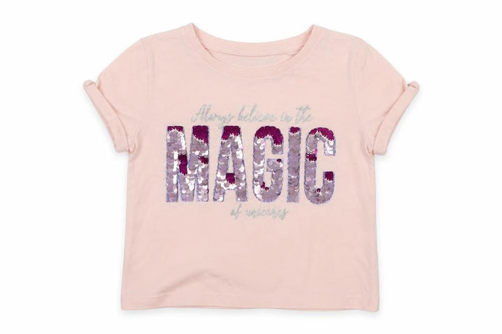 Matalan Girls Pink Jersey Basic T-Shirt Size 5 Years - Magic