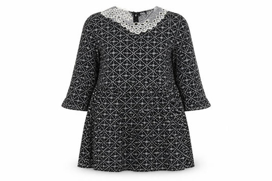 Front view of George women’s black a-line, size UK 12
