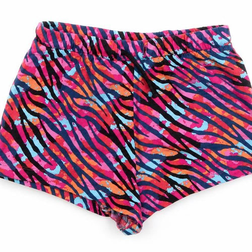 NEXT Girls Multicoloured Striped  Hot Pants Shorts Size 10 Years