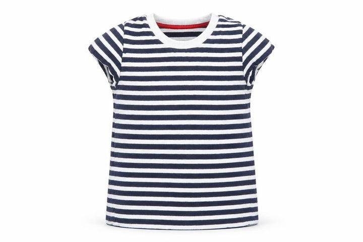 Matalan Girls Multicoloured Striped  Basic T-Shirt Size 4-5 Years