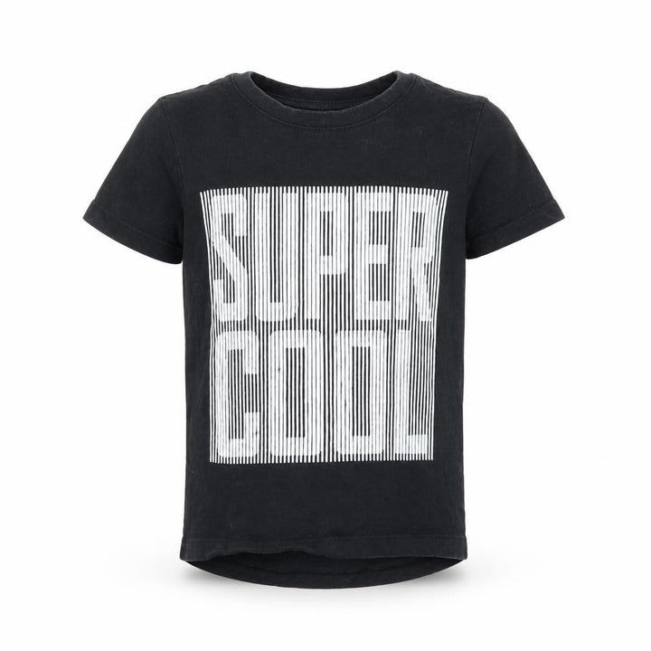 Nutmeg Boys Black Basic T-Shirt Size 3-4 Years
