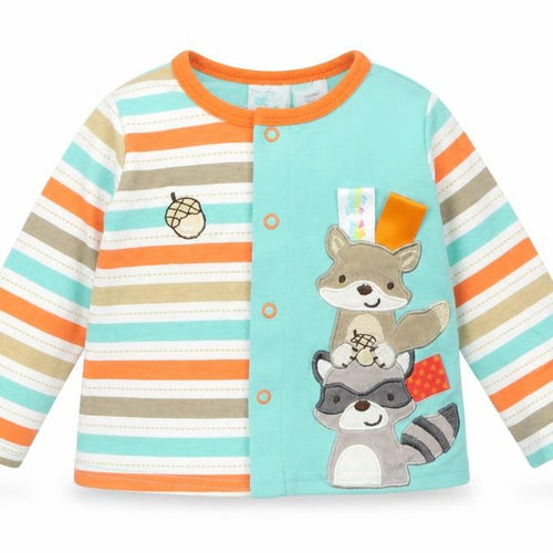 Taggies Baby Multicoloured Animal Print  Basic T-Shirt Size 6-9 Months