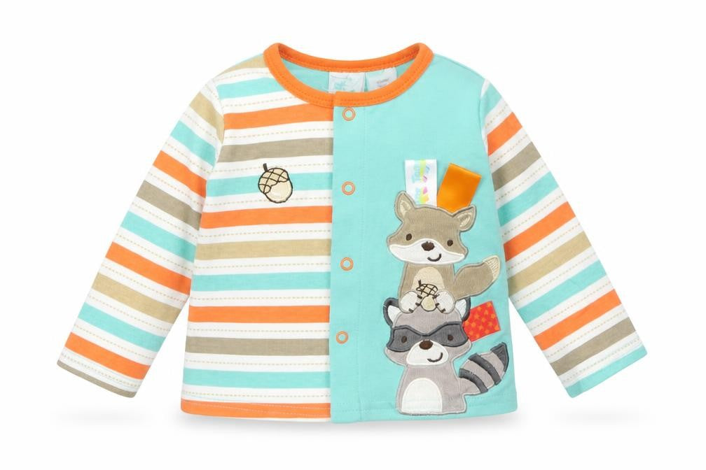 Taggies Baby Multicoloured Animal Print  Basic T-Shirt Size 6-9 Months