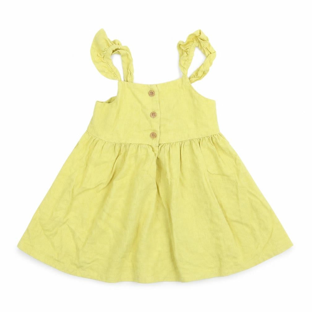 NEXT Girls Yellow   A-Line  Size 9-12 Months