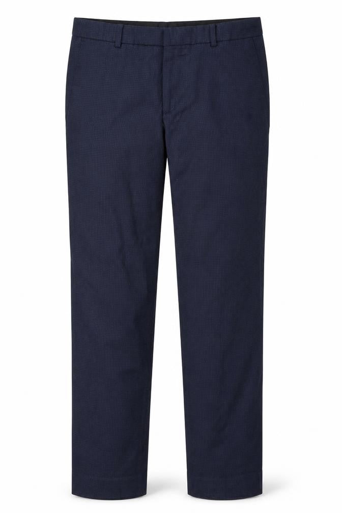 Preworn Mens Blue Check  Trousers  Size 30 in L31 in