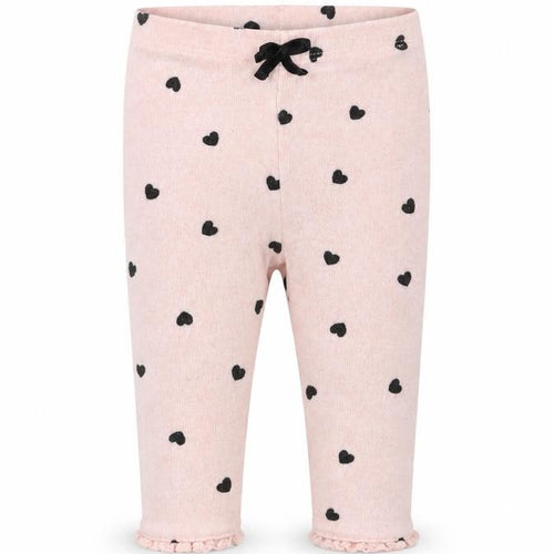 Matalan Girls Pink    Trousers Size 3-6 Months  - heart pattern