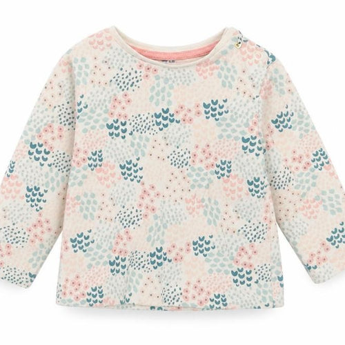 Mini Club Girls Multicoloured Floral  Basic T-Shirt Size 6-9 Months