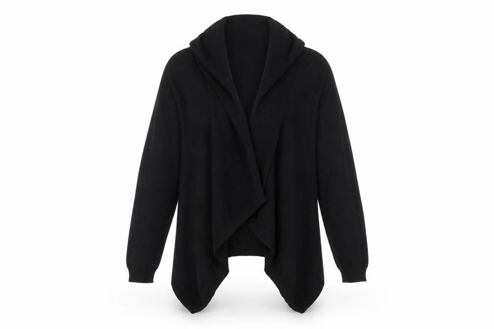 BM Womens Black   Cardigan Jumper Size M