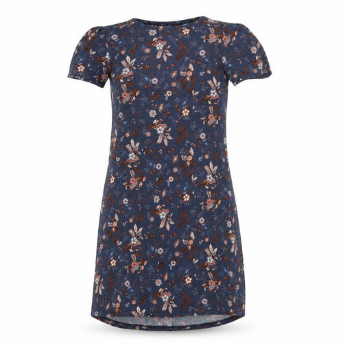 Mango Womens Blue Geometric  T-Shirt Dress  Size XS