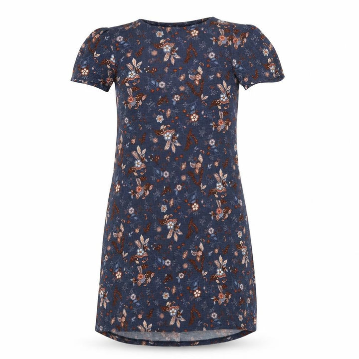 Mango Womens Blue Geometric  T-Shirt Dress  Size XS