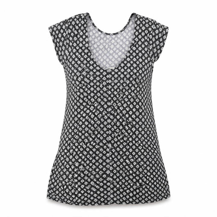 Mango Womens Black Geometric  Fit & Flare  Size XS