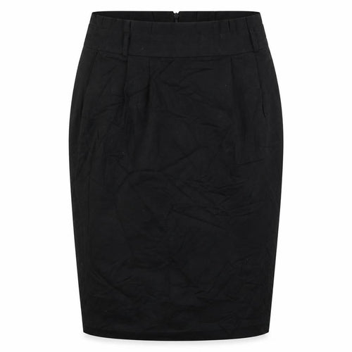 Reversed Womens Black   A-Line Skirt Size 8