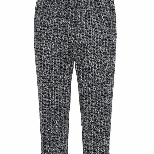 style at style Womens Black Geometric  Trousers  Size S L24 in