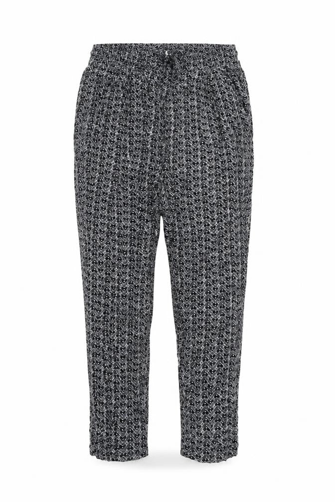 style at style Womens Black Geometric  Trousers  Size S L24 in