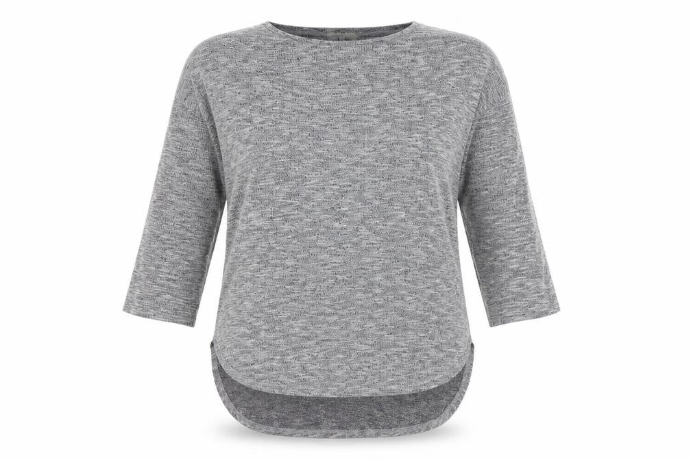 Front view of Papaya women’s grey jumper, size M