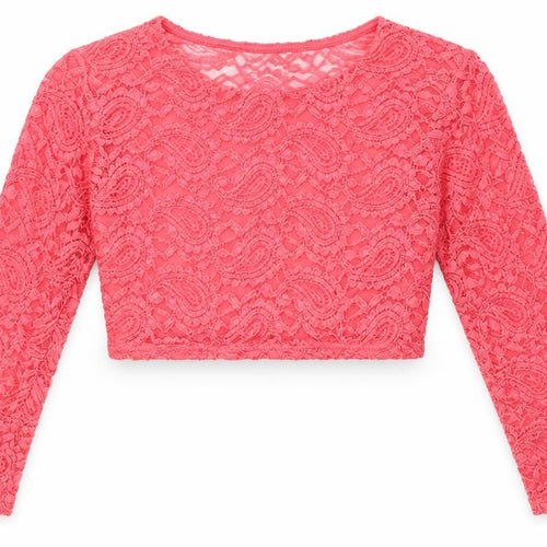 Signature  Womens Pink   Cropped T-Shirt Size M