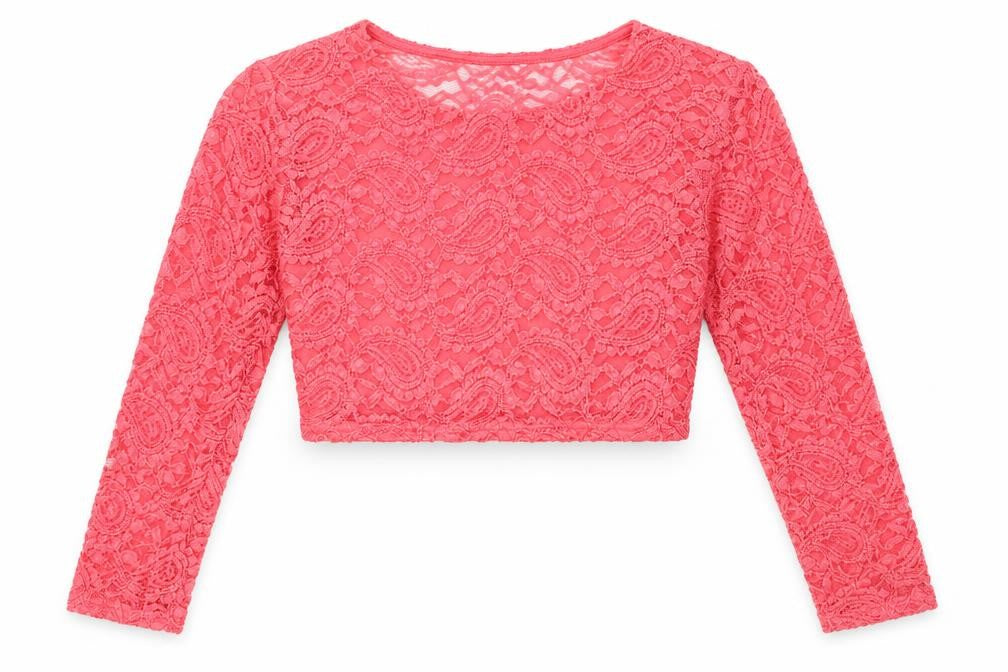 Signature  Womens Pink   Cropped T-Shirt Size M