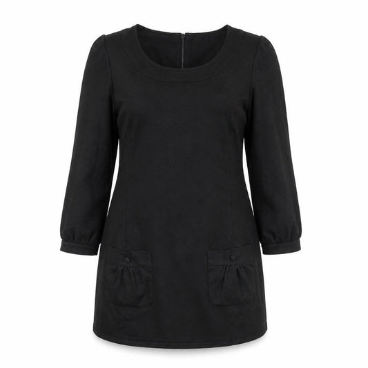 Front view of Next women’s black mini, size UK 12