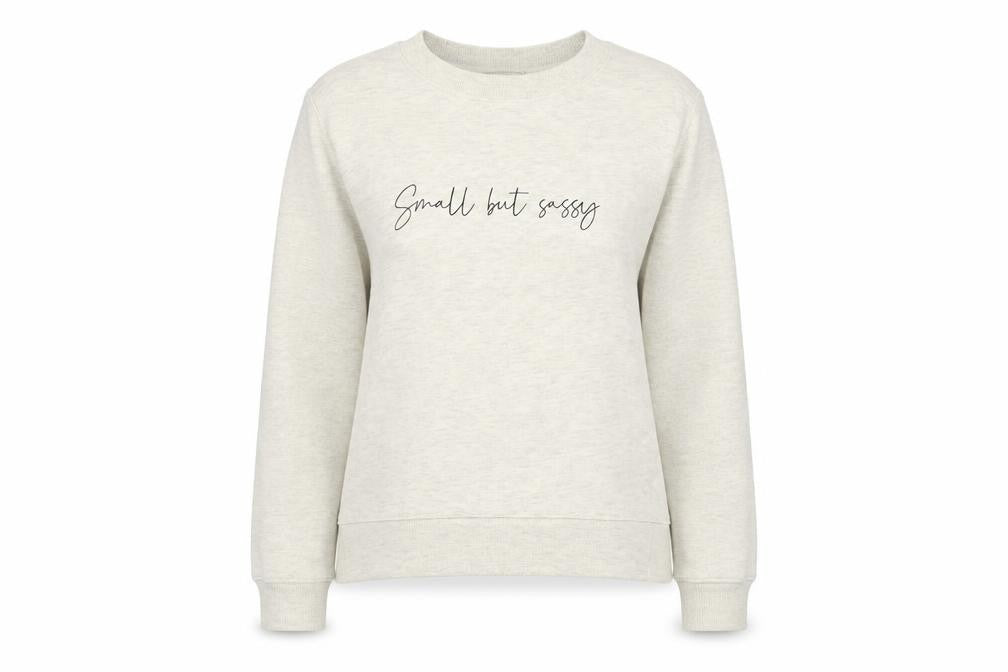 Front view of Tu women’s white jumper, size UK 6