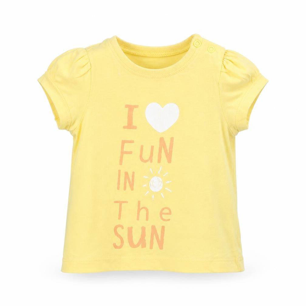 Mothercare Baby Yellow   Basic T-Shirt Size 9-12 Months