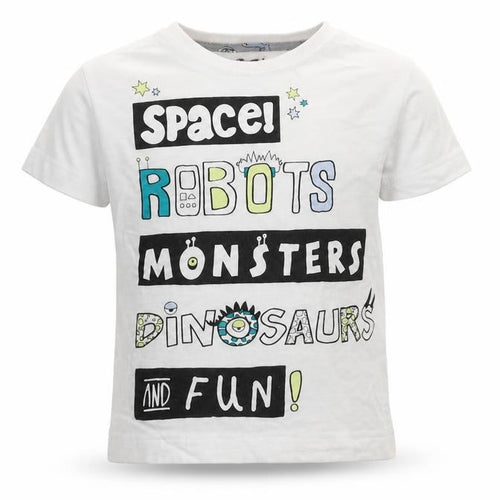 Matalan Boys White   Basic T-Shirt Size 2-3 Years