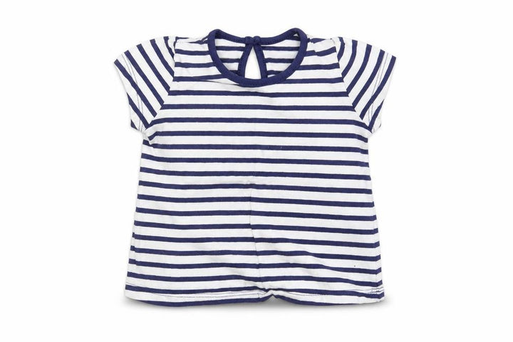 Matalan Baby White Striped  Basic T-Shirt Size 6-9 Months