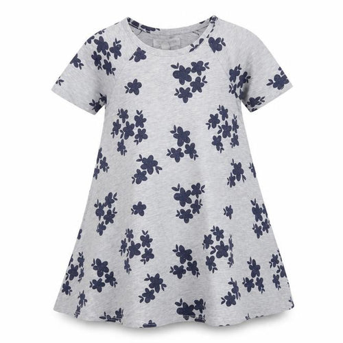 Tucker + Tate Girls Grey Floral  A-Line  Size 3 Years
