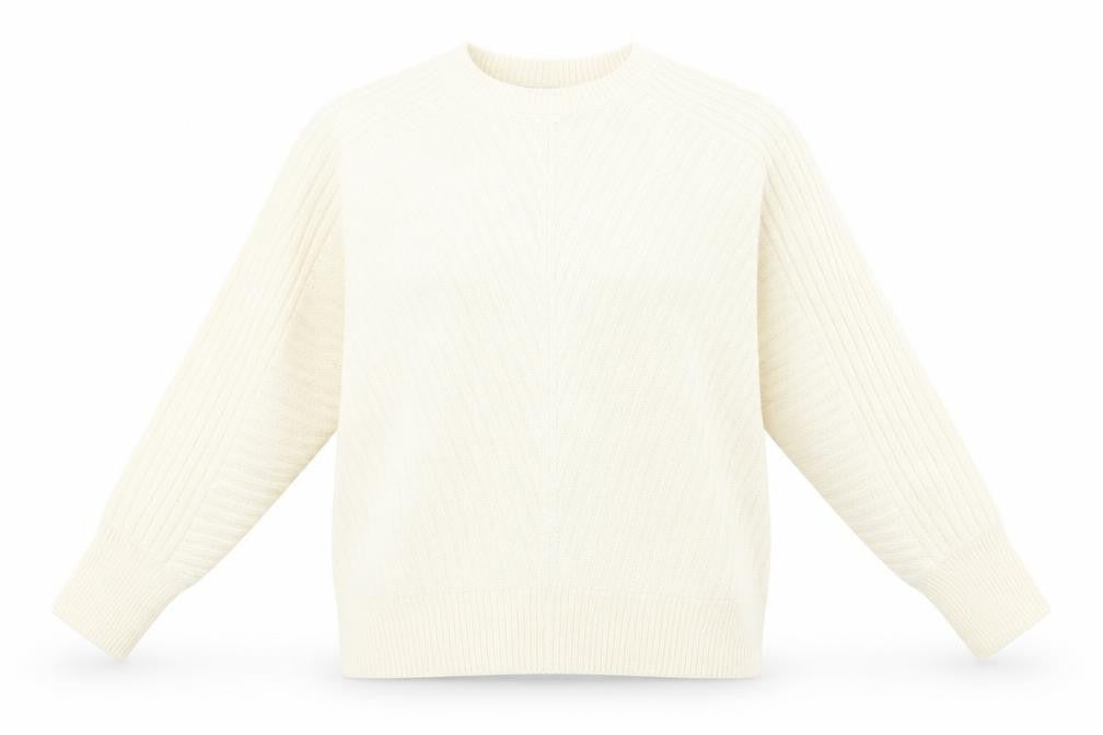 Dorothy Perkins Womens White Striped Knit Pullover Jumper Size 10