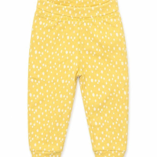 Primark Girls Yellow Polka Dot   Pyjama Pants Size 6-9 Months