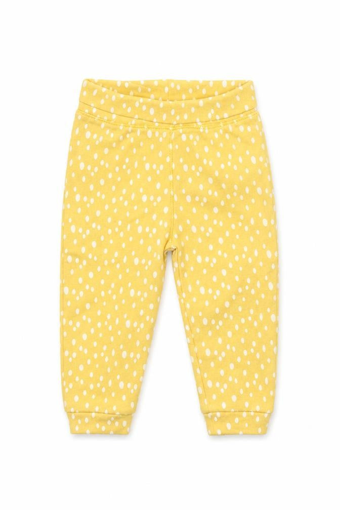 Primark Girls Yellow Polka Dot   Pyjama Pants Size 6-9 Months