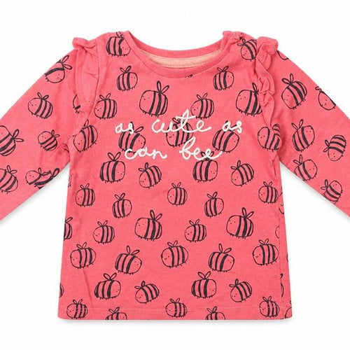 F&F Girls Pink   Basic T-Shirt Size 0-3 Months