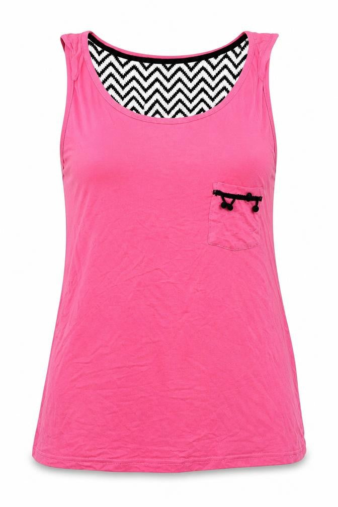 Front view of George women’s pink basic blouse, size UK 12
